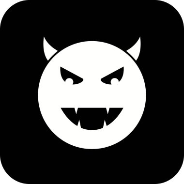 İllüstrasyon Şeytan Emoji Simgesi