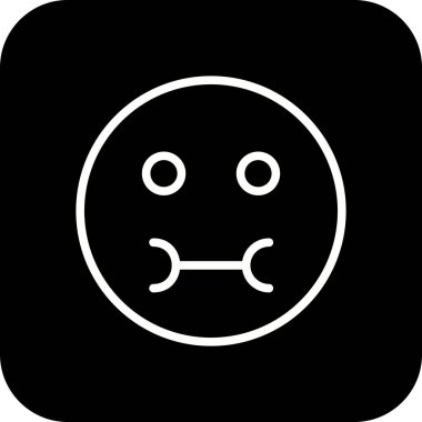 İllüstrasyon Hasta Emoji Simgesi