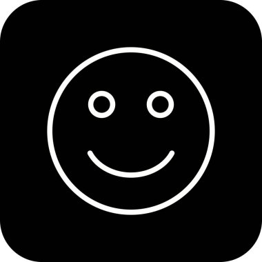 İllüstrasyon Mutlu Emoji Simgesi