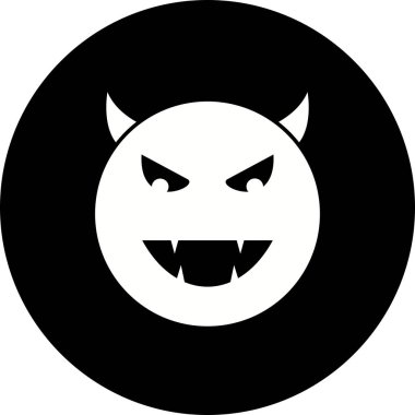 İllüstrasyon Şeytan Emoji Simgesi