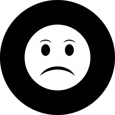 İllüstrasyon Kızgın Emoji Simgesi