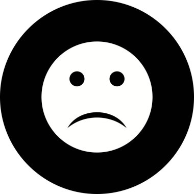 İllüstrasyon Üzgün Emoji Simgesi