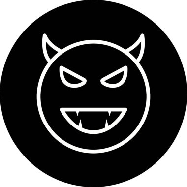 İllüstrasyon Şeytan Emoji Simgesi