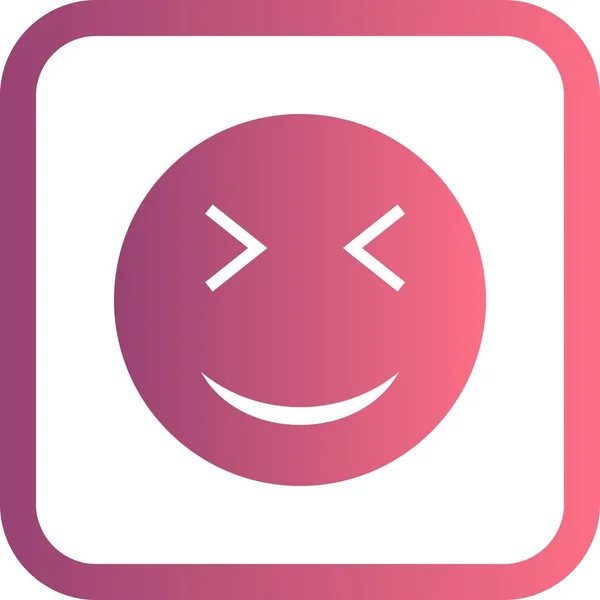 İllüstrasyon Wink Emoji Simgesi — Stok fotoğraf