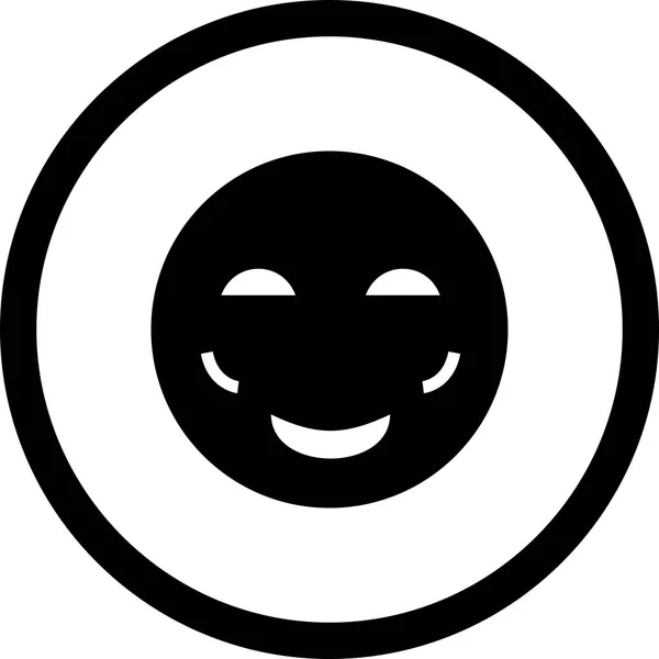 Illustration Blush Emoji Icône — Photo