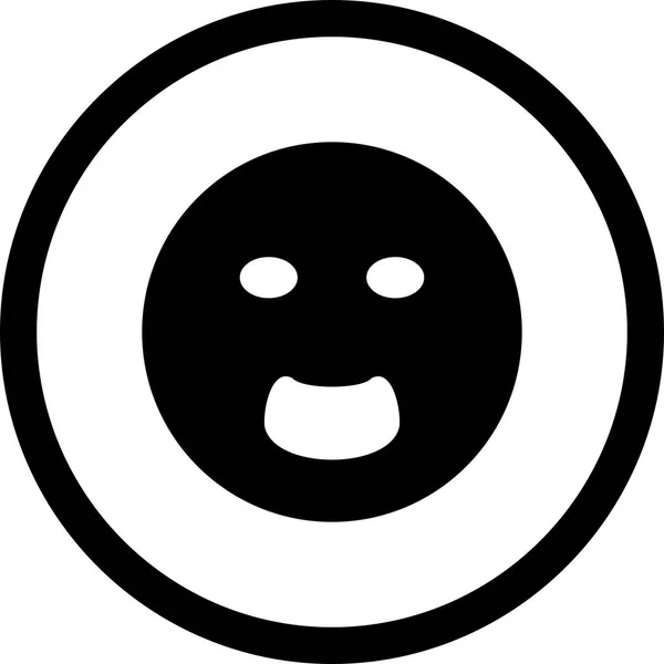 Ilustración Gritando Emoji Icono —  Fotos de Stock