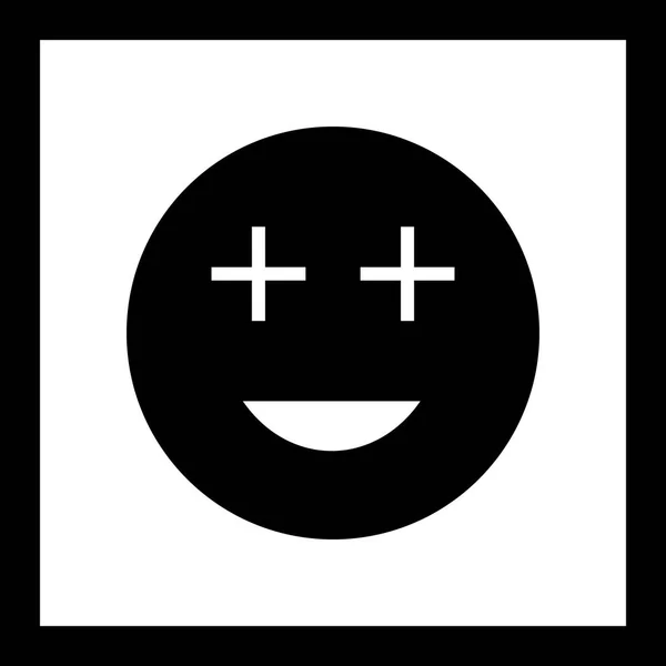 Illusztráció pozitív Emoji Icon — Stock Fotó