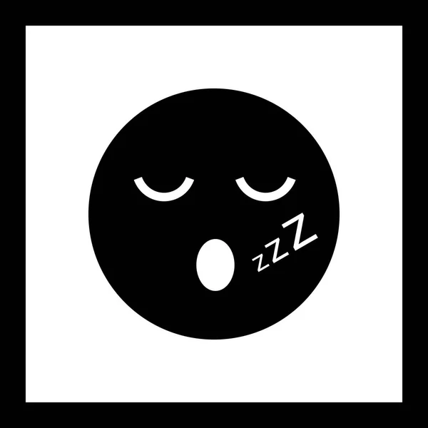 Εικονίδιο εικόνας emoji ύπνου — Φωτογραφία Αρχείου
