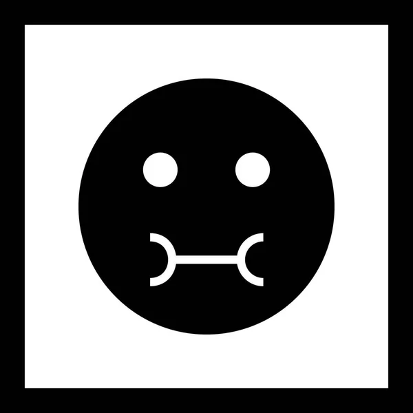 Illustratie ziek Emoji icoon — Stockfoto