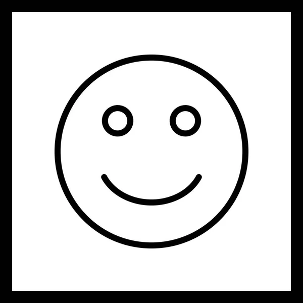 Ilustración Emoji feliz icono —  Fotos de Stock