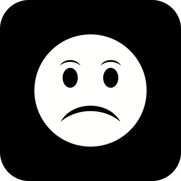 Illustrazione Angry Emoji Icon — Foto Stock