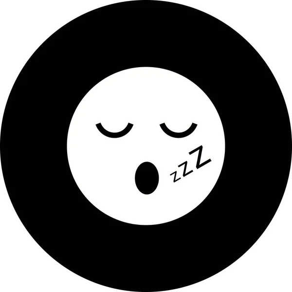 Εικονίδιο εικόνας emoji ύπνου — Φωτογραφία Αρχείου