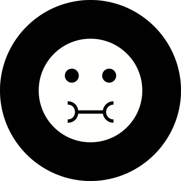 Illustration Icône Emoji malade — Photo