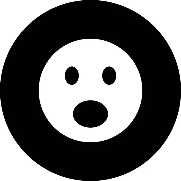 Illusztráció meglepett Emoji Icon — Stock Fotó