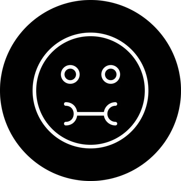 Ilustración Enfermo Emoji Icono — Foto de Stock