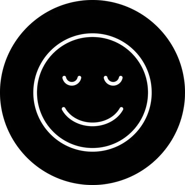 Illustration beruhigendes Emoji-Symbol — Stockfoto
