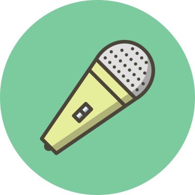 İllüstrasyon Mikrofon Simgesi