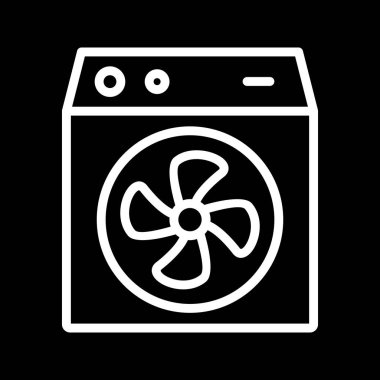 İllüstrasyon Oda Soğutucu Simgesi