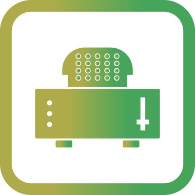 İllüstrasyon Dilim Tost Makinesi Simgesi