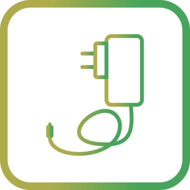 İllüstrasyon Mobil Şarj Simgesi