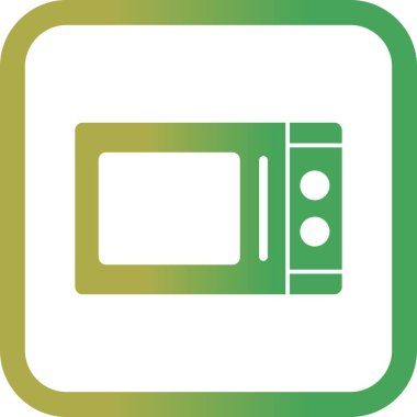 İllüstrasyon Mikrodalga Fırın Simgesi