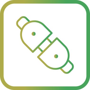 İllüstrasyon Fiş Konektörü Simgesi