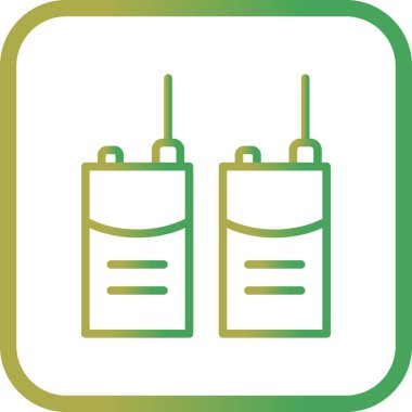 İllüstrasyon Walkie talkie Simgesi