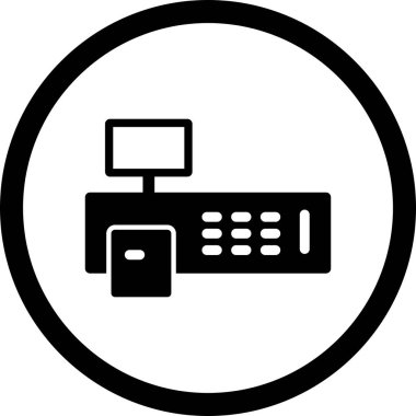 İllüstrasyon FaturaLama Makinesi Simgesi