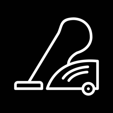 İllüstrasyon Elektrikli Süpürge Simgesi 