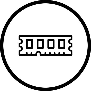 İllüstrasyon Ram Simgesi