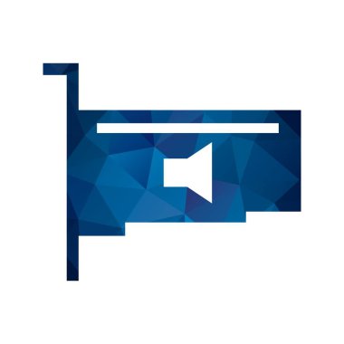 İllüstrasyon Ses Kartı Simgesi