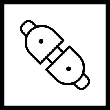 İllüstrasyon Fiş Konektörü Simgesi