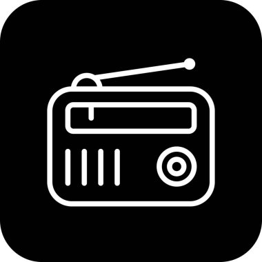 İllüstrasyon Radyo Simgesi