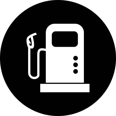 İllüstrasyon Akaryakıt İstasyonu Simgesi