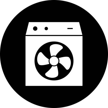 İllüstrasyon Oda Soğutucu Simgesi