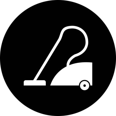 İllüstrasyon Elektrikli Süpürge Simgesi 