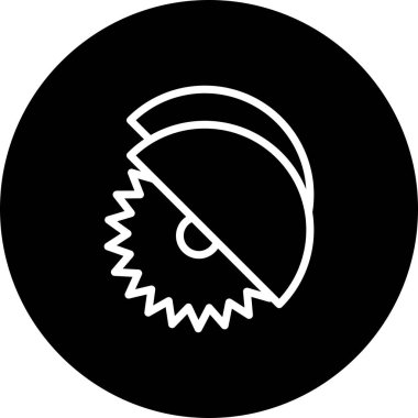 İllüstrasyon Dairesel testere Simgesi