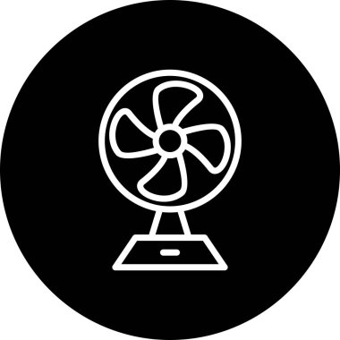 İllüstrasyon Şarj Fan Simgesi