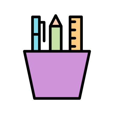 İllüstrasyon Kırtasiye simgesi