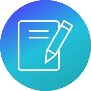 İllüstrasyon notları simgesi