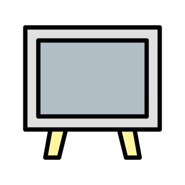 İllüstrasyon tahta simgesi