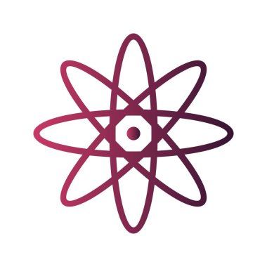 İllüstrasyon atom simgesi