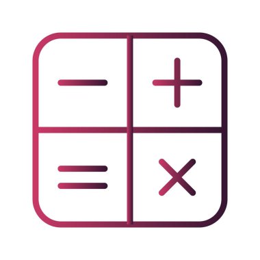 İllüstrasyon Hesap Makinesi Simgesi