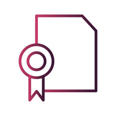 İllüstrasyon diploma simgesi