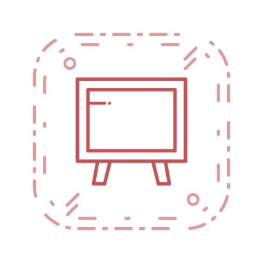 İllüstrasyon tahta simgesi