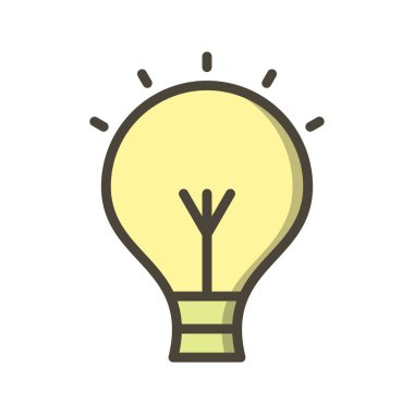 İllüstrasyon Ampul Simgesi