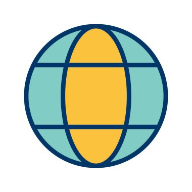 İllüstrasyon Küre Simgesi