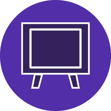 İllüstrasyon tahta simgesi