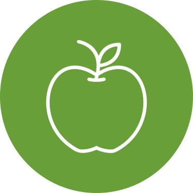 İllüstrasyon elma simgesi