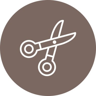 İllüstrasyon makas simgesi